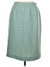 Le Suit 100% Polyester Solid Teal Formal Skirt Size 10 - photo 1