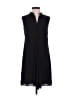 CUE 100% Polyester Solid Black Casual Dress Size 6 - photo 1