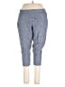 dip Chevron-herringbone Blue Linen Pants Size 16 - photo 1