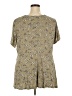 Chelsea Studio Tan Short Sleeve Blouse Size 2X - photo 2