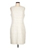 St. John Tweed Ivory Cocktail Dress Size 12 - photo 1
