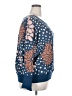 Evy's Tree 100% Cotton Floral Blue Pullover Sweater Size 2X - photo 4