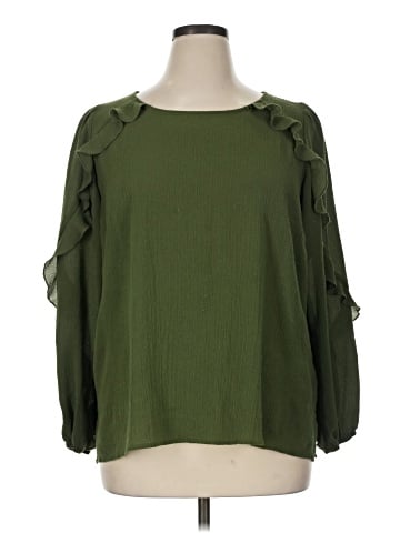 Kiyonna 3/4 Sleeve Blouse (view 1)