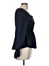 Shein 100% Polyester Blue Long Sleeve Blouse Size 8 - photo 4