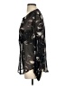 Sanctuary 100% Polyester Camo Black Long Sleeve Blouse Size S - photo 5