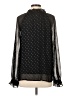 Sen 100% Polyester Polka Dots Black Long Sleeve Blouse Size Sm (1) - photo 2