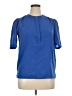 Lands' End 100% Polyester Blue 3/4 Sleeve T-Shirt Size 14 (petite) - photo 1