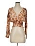 Tiny 100% Rayon Brown 3/4 Sleeve Blouse Size S - photo 1