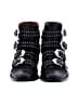 Givenchy 100% Leather Black Leather Studded Ankle Boots Size EU 37 - photo 2
