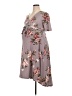 Hello Miz Floral Gray Casual Dress Size XL - photo 1