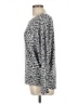 Lovestitch Animal Print Silver Long Sleeve Top Size L - photo 5