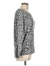 Lovestitch Animal Print Silver Long Sleeve Top Size L - photo 4