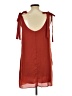 Adrienne 100% Polyester Red Casual Dress Size L - photo 2