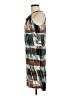 Perceptions Graphic Brown Casual Dress Size M - photo 5