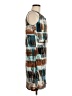 Perceptions Graphic Brown Casual Dress Size M - photo 4