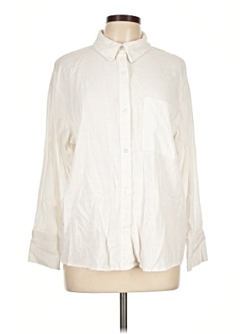 Divided by H&M Long Sleeve Button-Down Shirt (view 1)