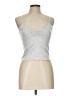 Rampage Silver Sleeveless Top Size L - photo 1