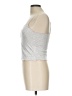 Rampage Silver Sleeveless Top Size L - photo 5