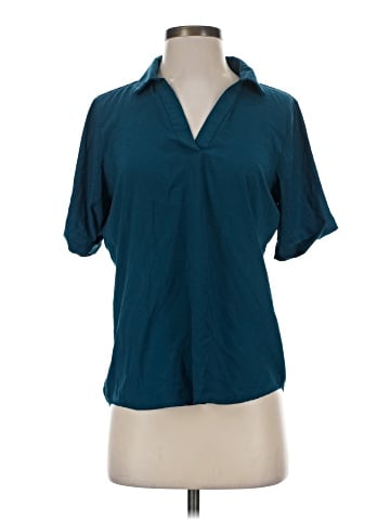 Calvin Klein Short Sleeve Blouse (view 1)