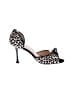 Manolo Blahnik Animal Print Black Heels Size EU 40 1/2 - photo 1