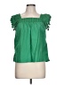 J.Crew 100% Cotton Green Sleeveless Blouse Size 10 (petite) - photo 1