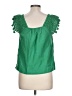 J.Crew 100% Cotton Green Sleeveless Blouse Size 10 (petite) - photo 2