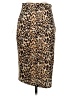 Sequin Hearts Animal Print Brown Casual Skirt Size S - photo 2