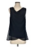 Harve Benard Blue Sleeveless Blouse Size S - photo 1