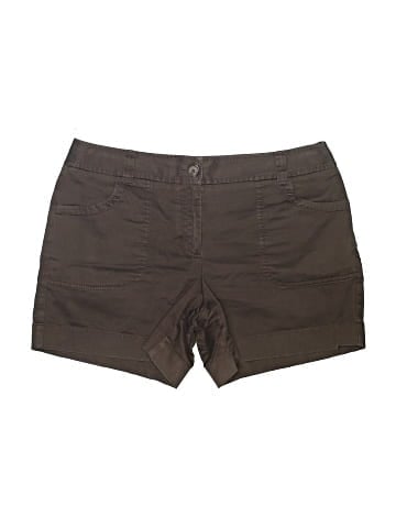 Ann Taylor Khaki Shorts (view 1)
