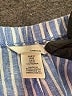 H&M 100% Linen Stripes Blue Shorts Size M - photo 3