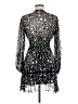 The Kooples 100% Polyester Paisley Black Cocktail Dress Size Med (2) - photo 2