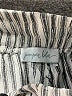 Juniper Blu Stripes Silver Linen Pants Size S - photo 4