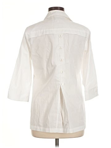 Foxcroft 3/4 Sleeve Button-Down Shirt (view 2)