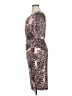 Connected Apparel Paisley Brown Cocktail Dress Size 14 - photo 5