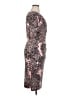 Connected Apparel Paisley Brown Cocktail Dress Size 14 - photo 4