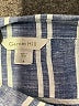 Garnet Hill Stripes Blue 3/4 Sleeve Button-Down Shirt Size S - photo 7