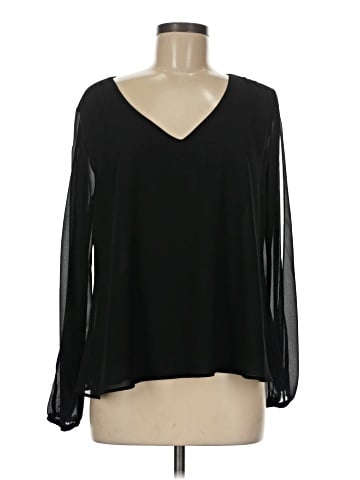 New York & Company Long Sleeve Blouse (view 1)