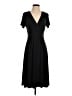 L.L.Bean Solid Black Casual Dress Size S - photo 1