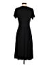 L.L.Bean Solid Black Casual Dress Size S - photo 2