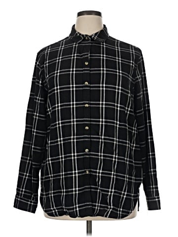 Jachs Girlfriend Long Sleeve Button-Down Shirt (view 1)