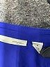 Halogen 100% Polyester Blue 3/4 Sleeve Blouse Size M - photo 7
