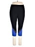 Catherines Color Block Blue Active Pants Size 1X - photo 1