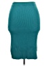 Bebe Solid Teal Casual Skirt Size XXL - photo 2
