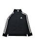 Adidas 100% Polyester Black Track Jacket Size 6 - photo 1