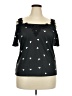 ChicMe Hearts Black Short Sleeve T-Shirt Size XXL - photo 1