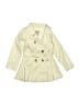Tahari 100% Polyester Ivory Trenchcoat Size 2T - photo 1