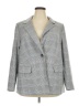 ELOQUII Plaid Gray Blazer Size 18 - photo 1