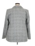 ELOQUII Plaid Gray Blazer Size 18 - photo 2