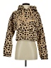 Bebe 100% Polyester Animal Print Tan Pullover Sweater Size S - photo 1