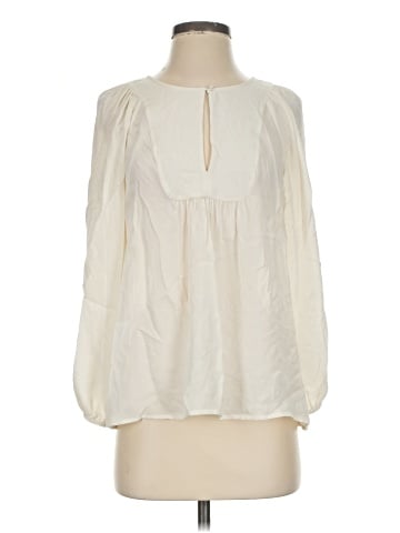 Joie Long Sleeve Silk Top (view 1)